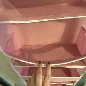 Pink kawaii aesthetic Hanging Closet Organizer